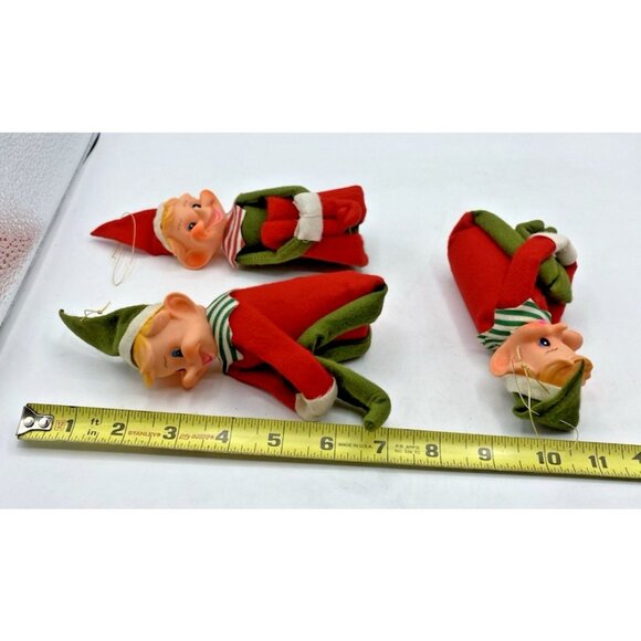 Vintage Brite Star Knee Hugger Elves Japan Lot 3 With Bells 1960s MCM Pixie Elf - Picture 7 of 13